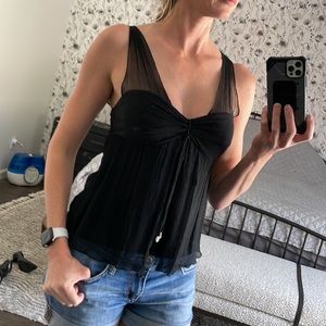 Laundry Black Dressy shirt Sz Med